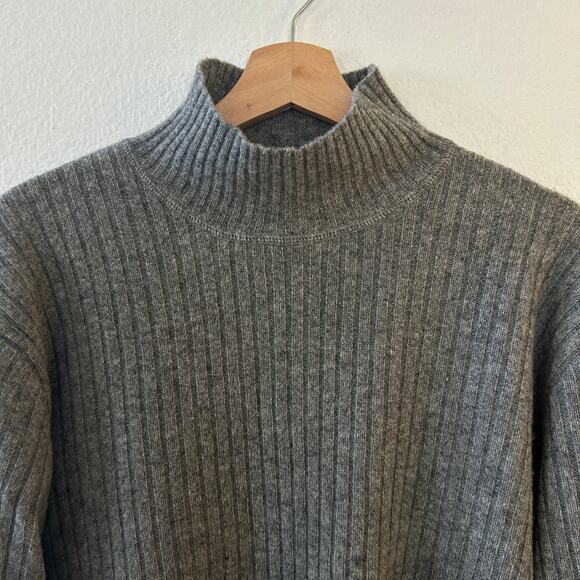 Vintage Guess Jeans Ribbed Mock Turtleneck Lambswool Sweater Sz. Large Unisex - Picture 2 of 9
